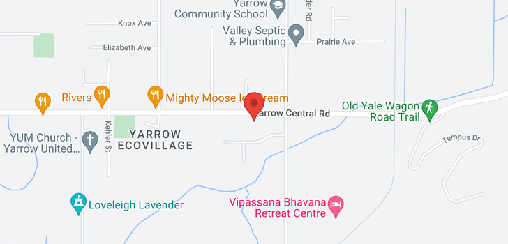 map of 42540 YARROW CENTRAL ROAD